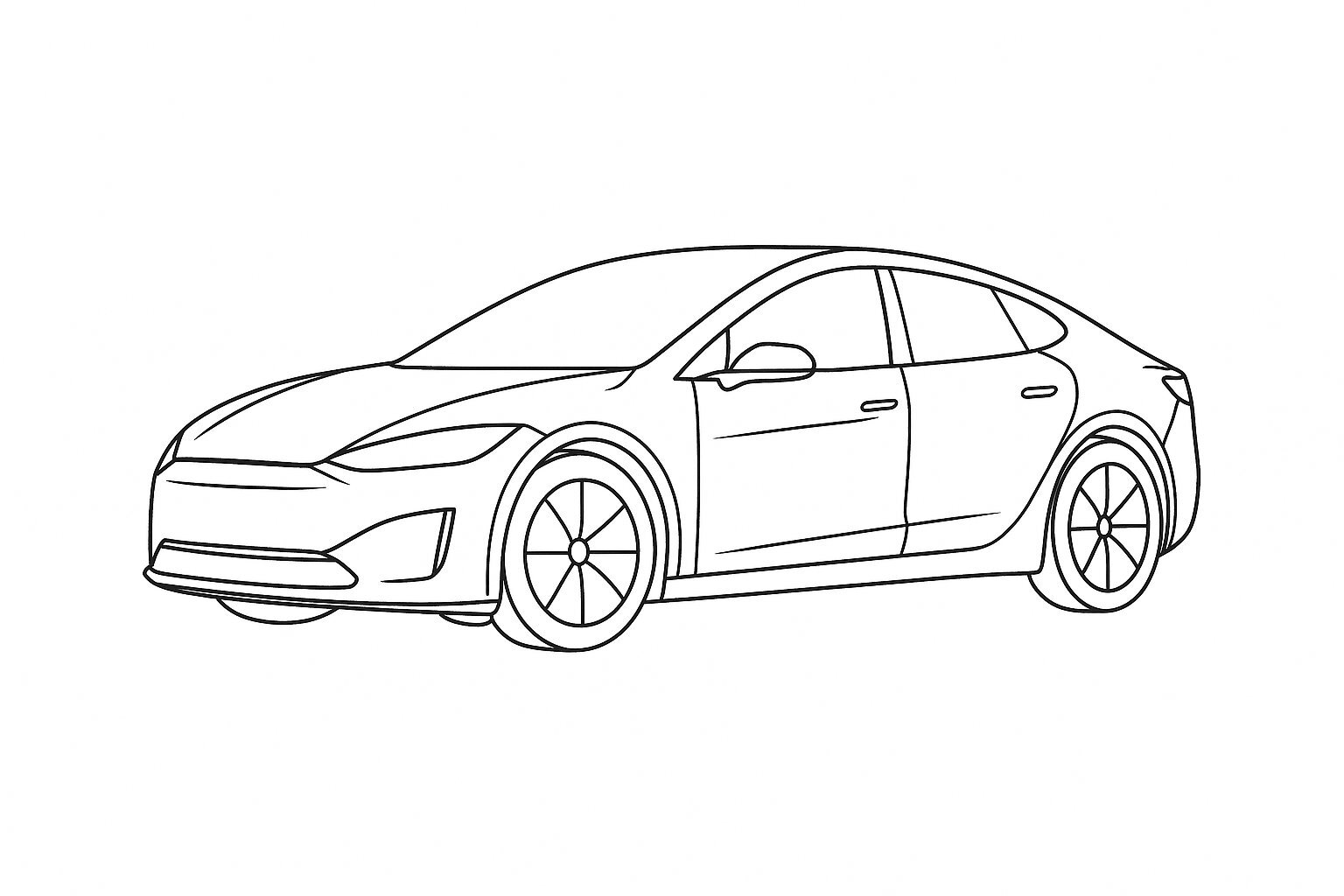 Modern Electric Car