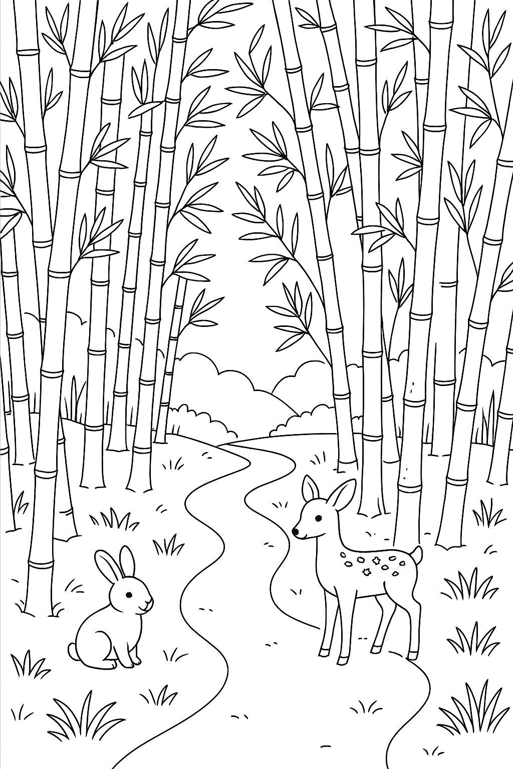Green Bamboo Forest