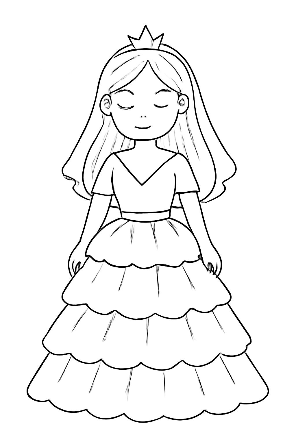 Layered Wedding Dress