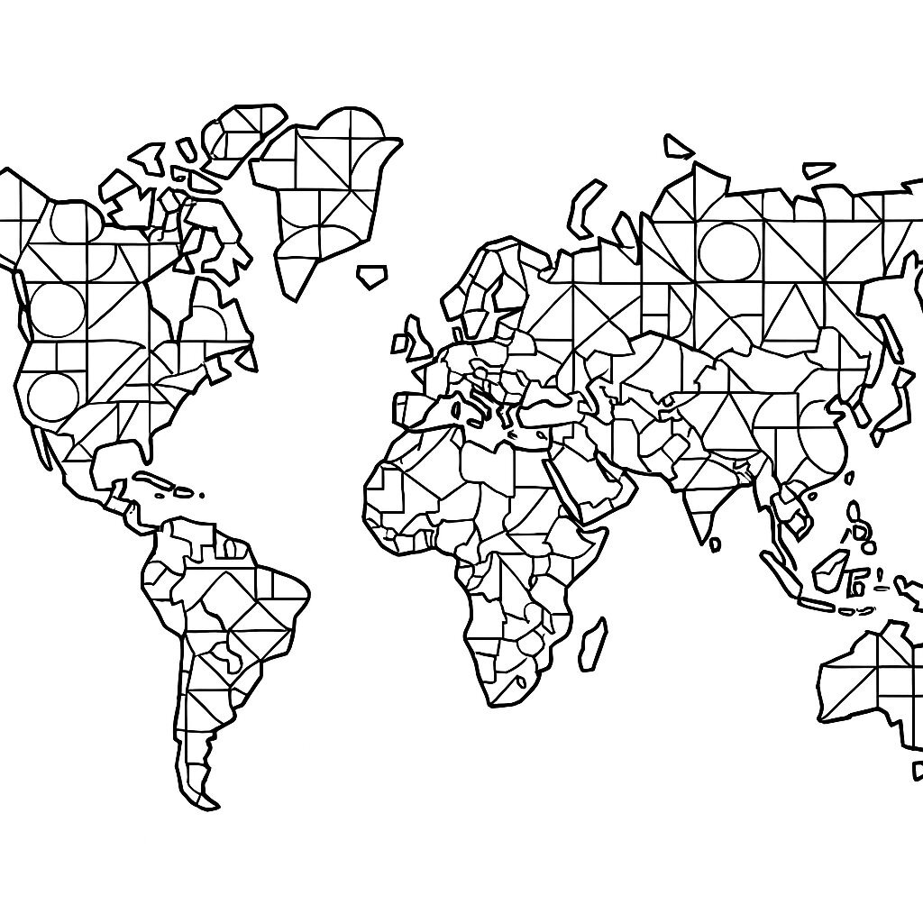 World Map Coloring Pages for Kids 2026 – Free Pictures & PDF