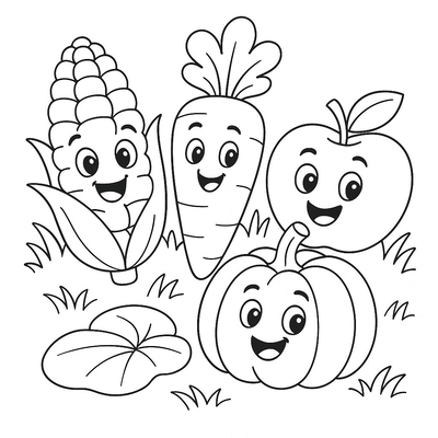 Agricultural Products Coloring Pages for Kids 2026