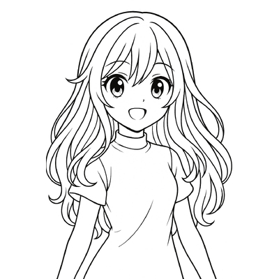 Beautiful Girl Coloring Pages for Kids 2026 – Easy PDF Download