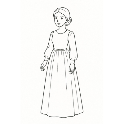 Beautiful Girl Coloring Pages for Kids 2026 – Easy PDF Download