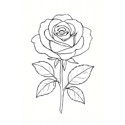 Beautiful Rose Coloring Pages for Kids 2026 | PDF Download