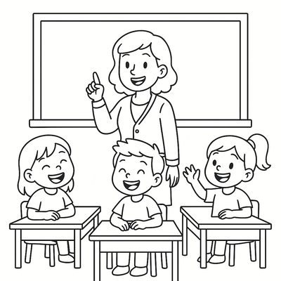 Classroom Coloring Pages for Kids 2026 – Fast PDF Download