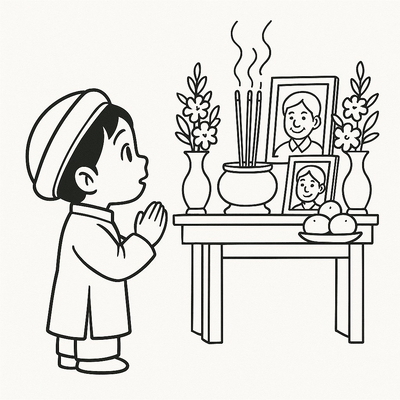 Cutest Lunar New Year Greeting Coloring Pages for Kids 2026