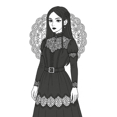 Fashion Design Coloring Pages for Kids 2026
