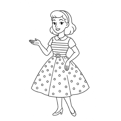 Fashion Design Coloring Pages for Kids 2026
