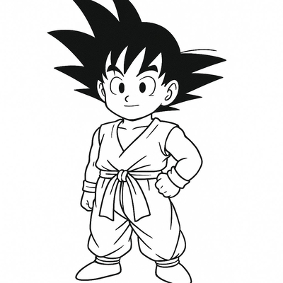 Goku Coloring Pages for Kids 2026 | Awesome Dragon Ball PDF