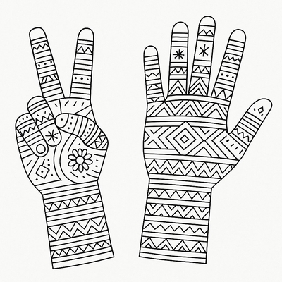 Handprint Coloring Pages for Kids 2026 | Free PDF Download