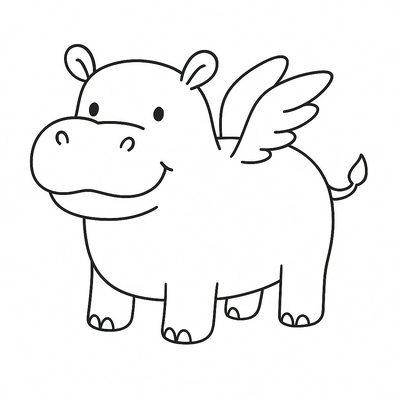 Hippo Coloring Pages for Kids 2026 – Free Images &amp; PDF