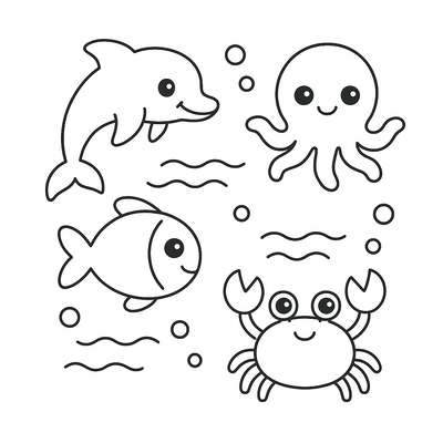 Ocean Coloring Pages for Kids 2026 | Free PDF Download