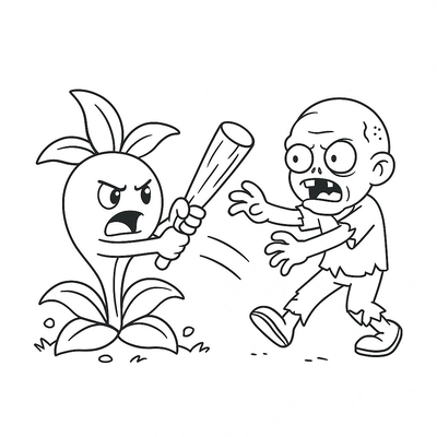 Plants vs. Zombies 2 Coloring Pages for Kids 2026 – PDF