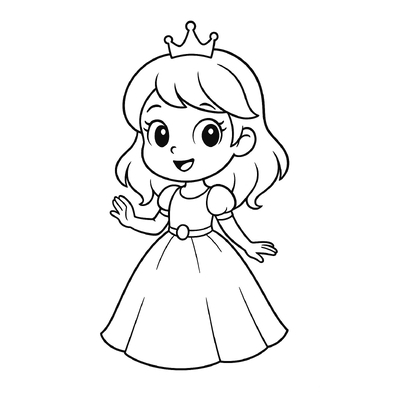 Sleeping Princess in the Forest Coloring Pages for Kids 2026 – Easy PDF Download