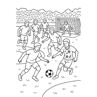 Soccer Coloring Pages for Kids 2026