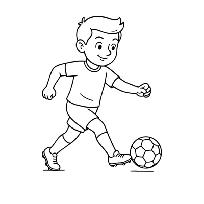 Soccer Coloring Pages for Kids 2026