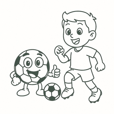 Soccer Coloring Pages for Kids 2026