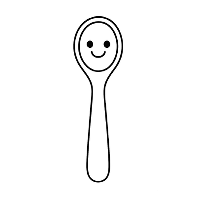 Spoon Coloring Pages for Kids 2026