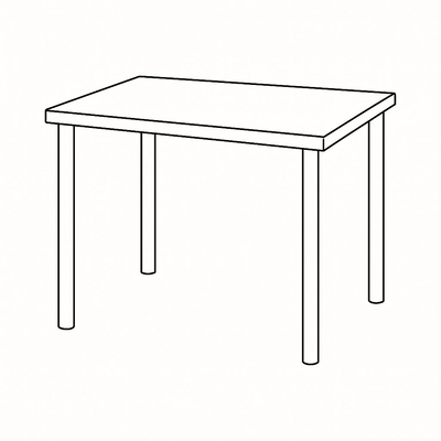 Table Coloring Pages for Kids 2026 – Free Images &amp; PDF