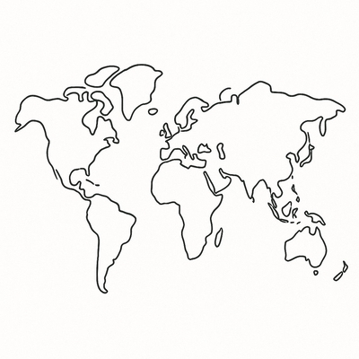 World Map Coloring Pages for Kids 2026 – Free Pictures &amp; PDF