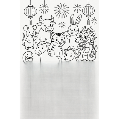 Zodiac Animals Coloring Pages for Kids 2026