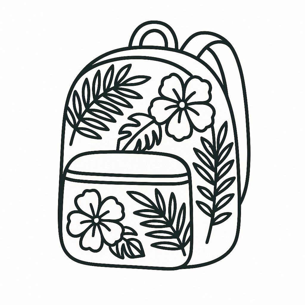 Floral Backpack