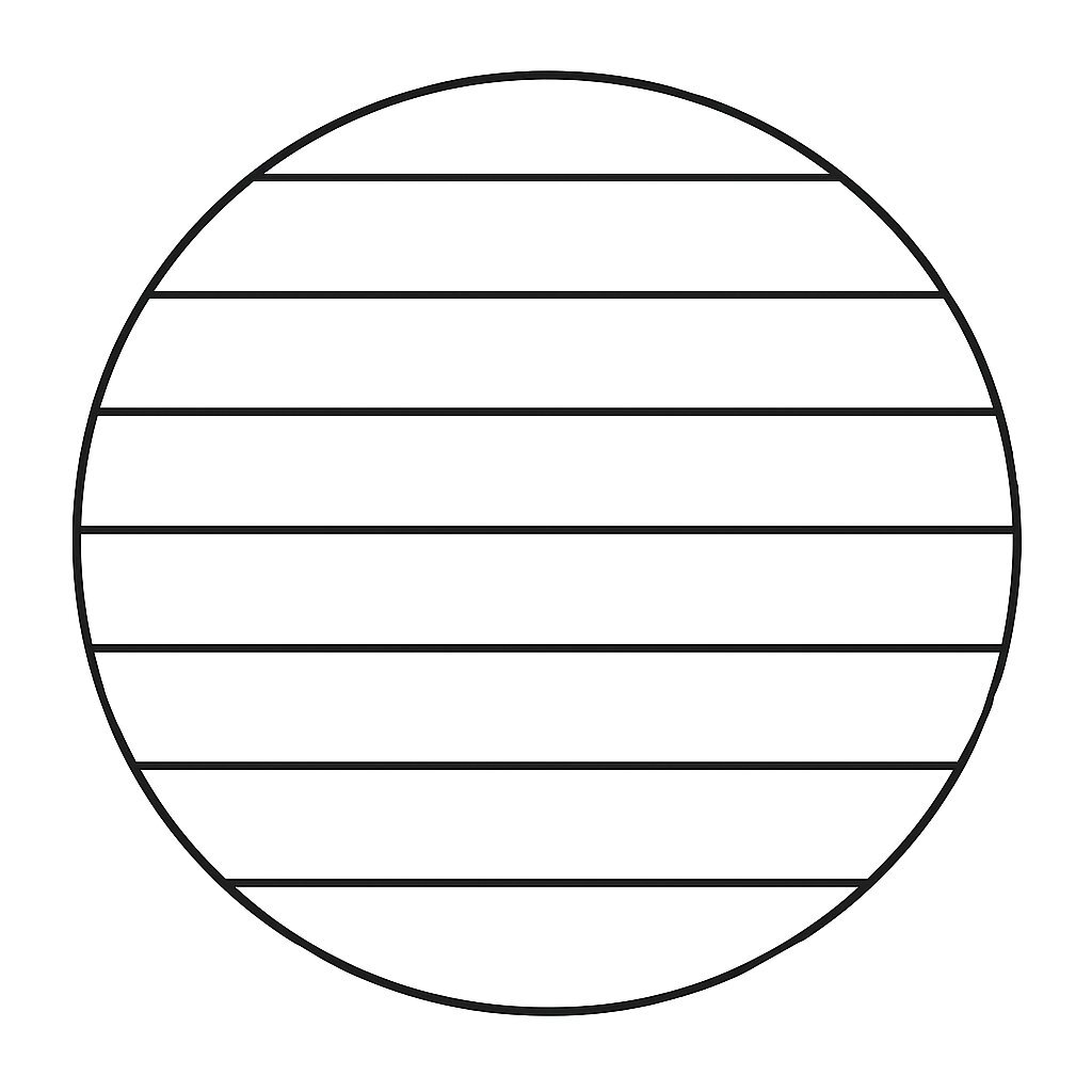 Striped Shadow Figure