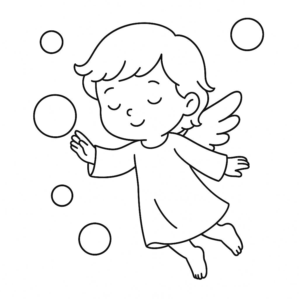 Angel and Bubbles