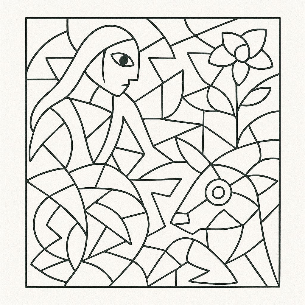 Abstract Oriental Pattern