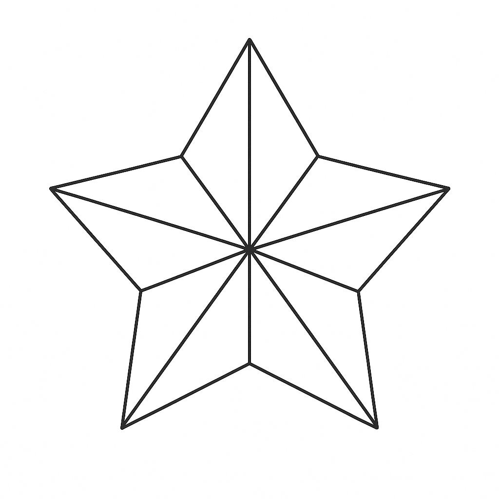 Origami Five-Petal Flower