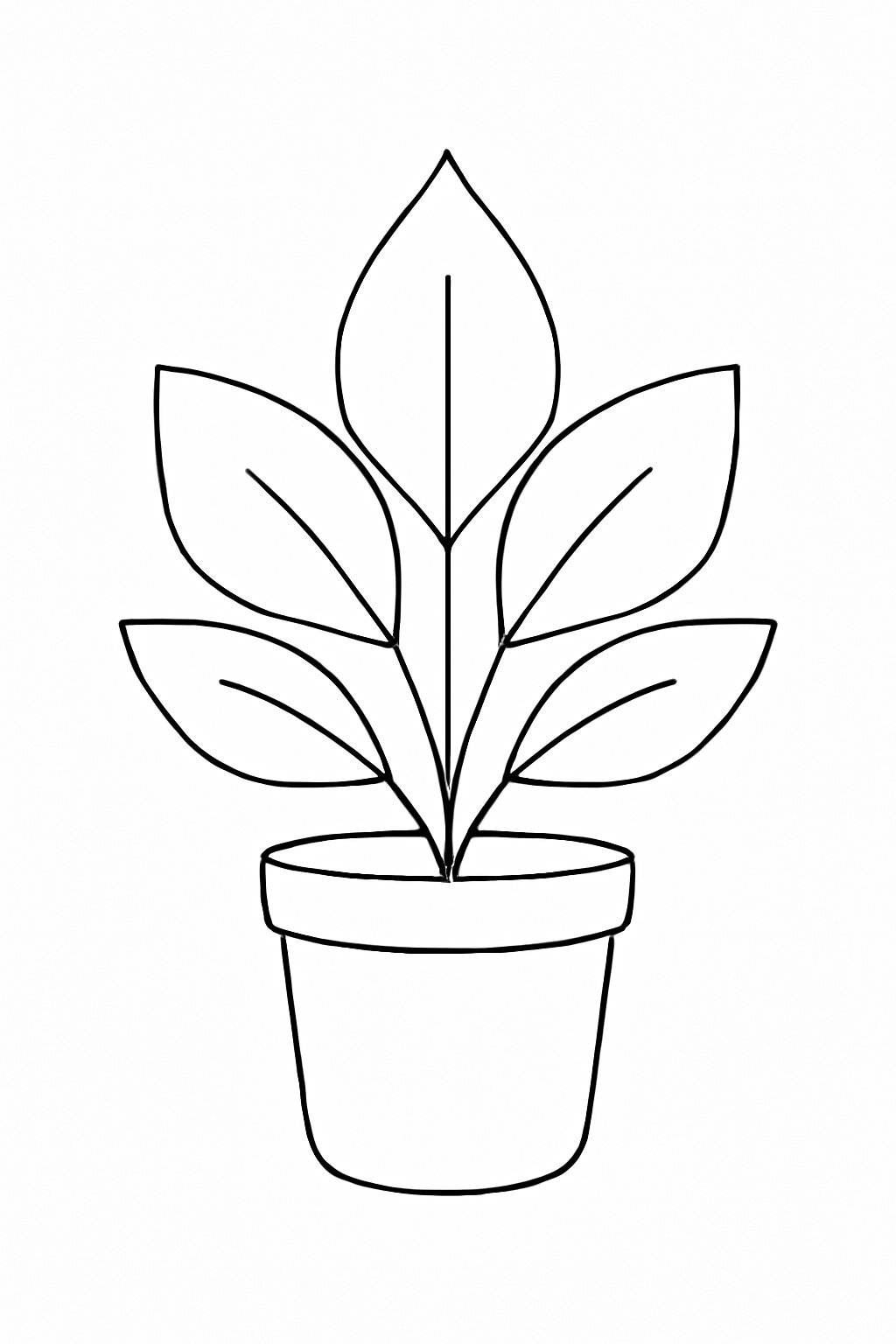 Black-and-White Line Art