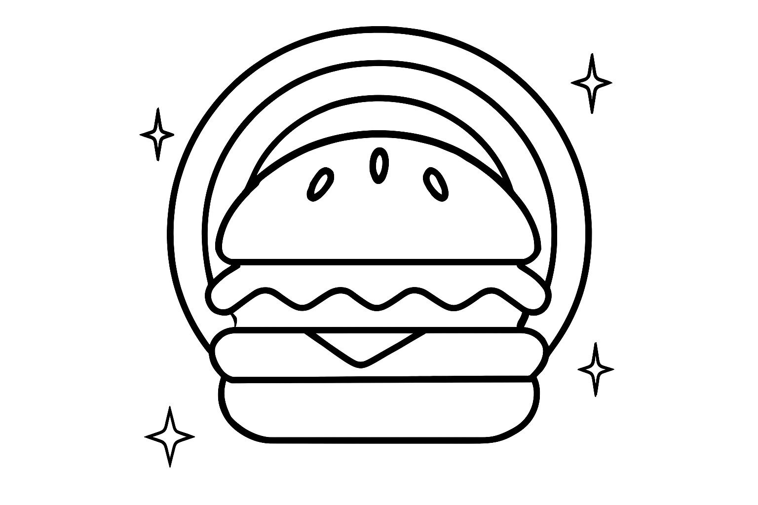 Hamburger Coloring Pages for Kids 2026 – Free PDF Download