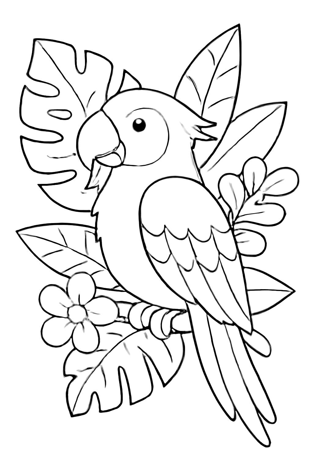 Green Forest Parrot