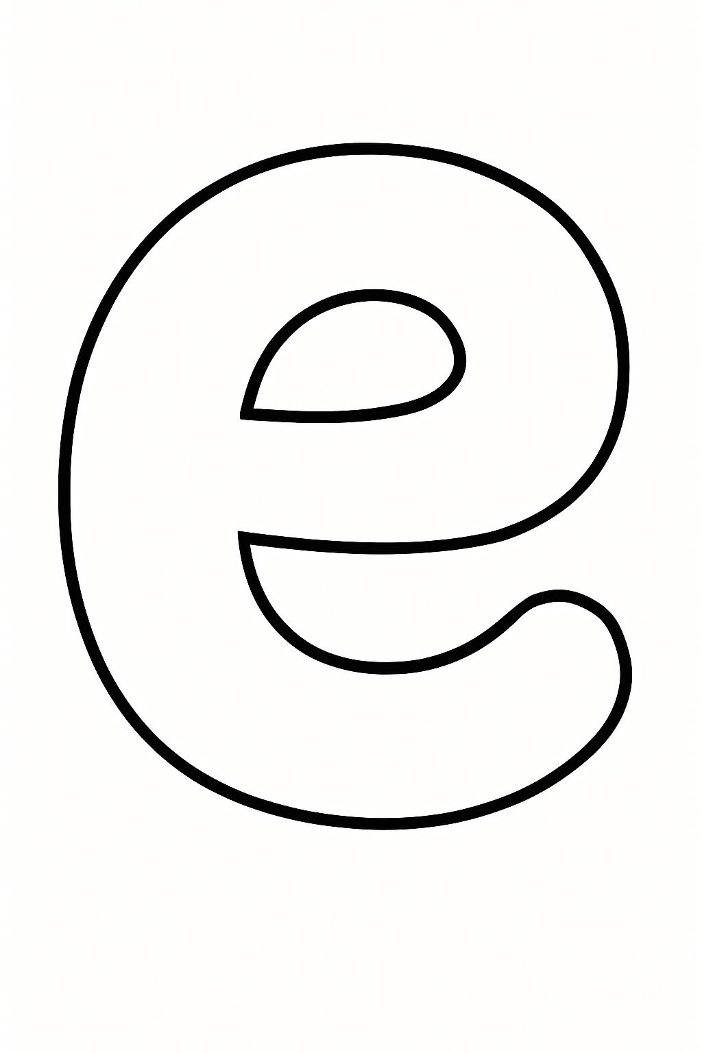Dreamy Pastel Letter E