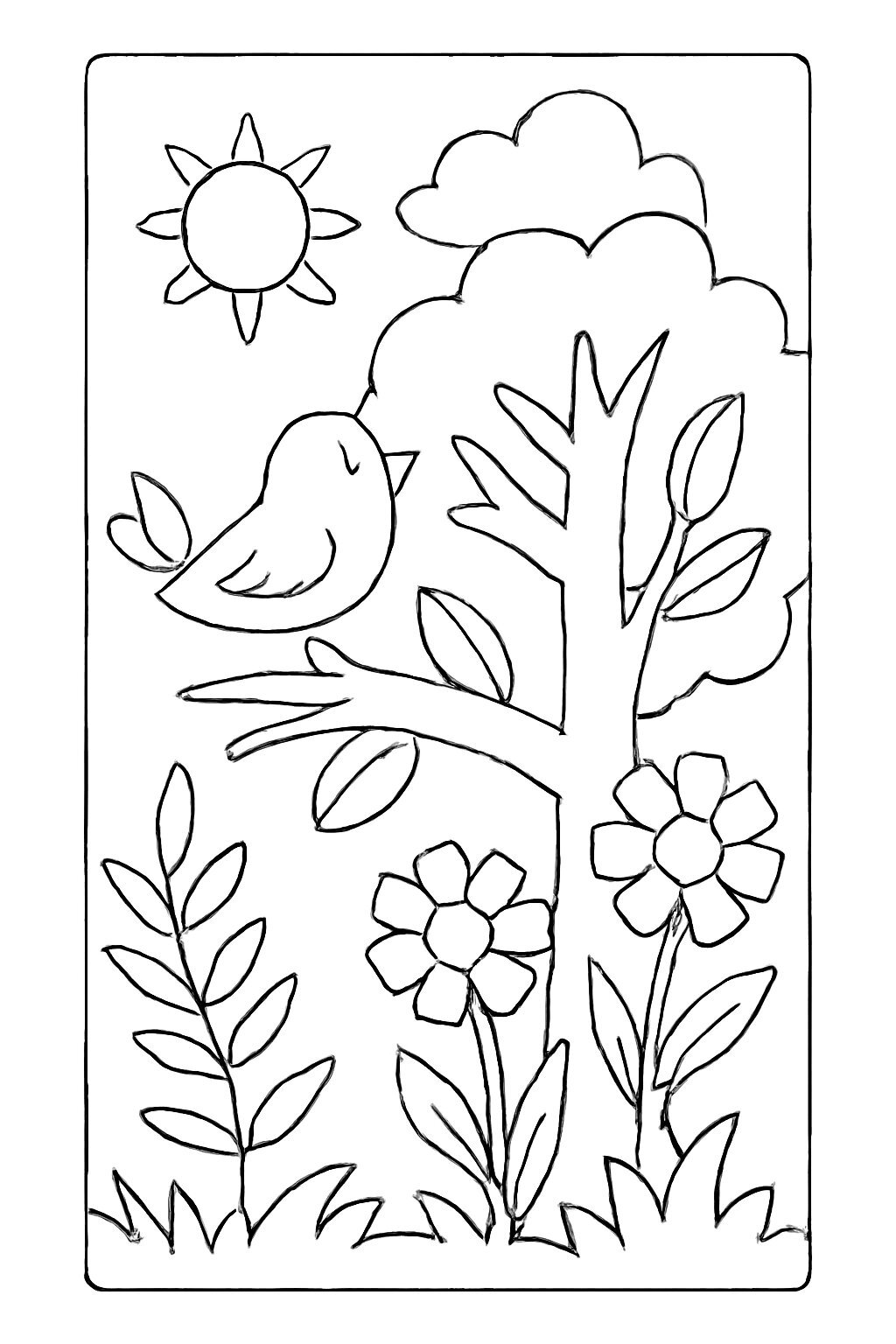 Nature-Themed Women’s Day Card