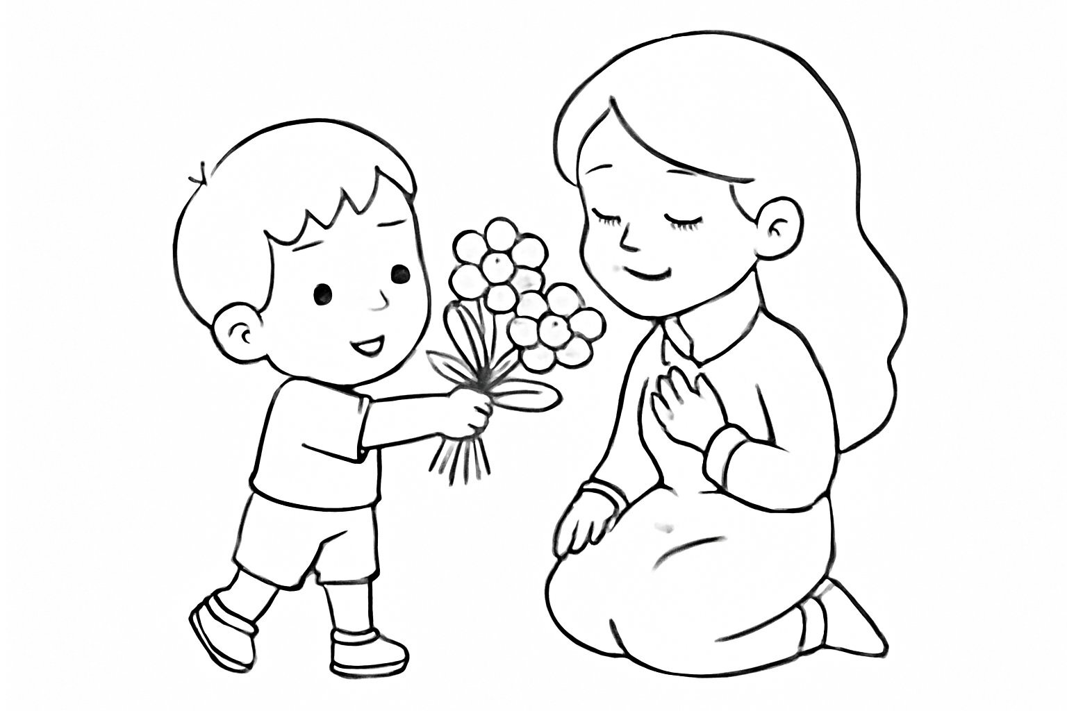 Children's Women's Day Card