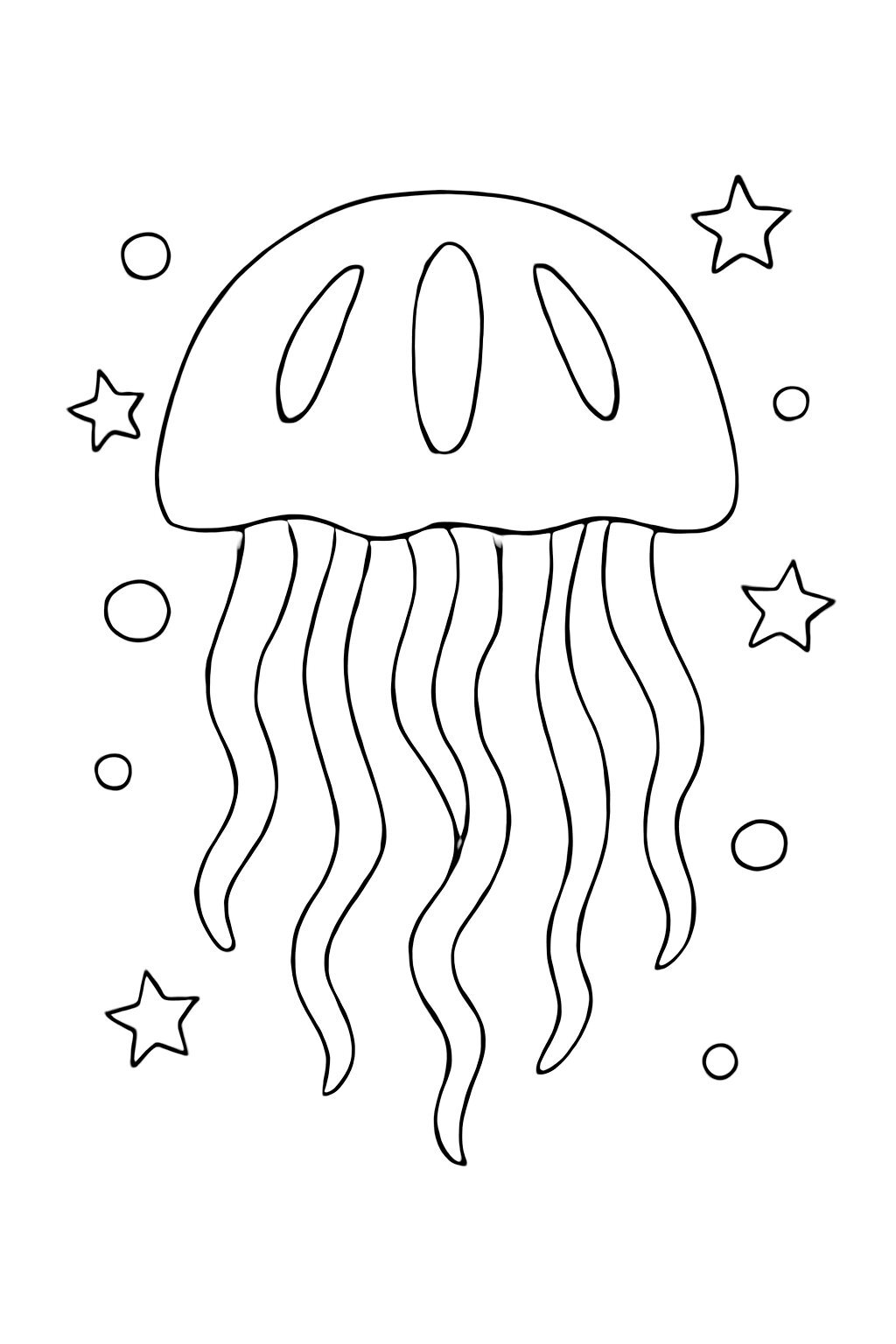 Deep-Sea Neon Jellyfish