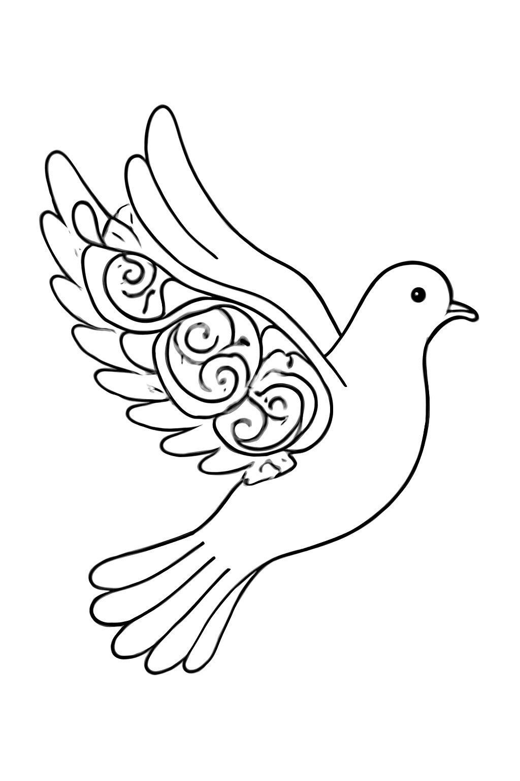Artistic Pigeon