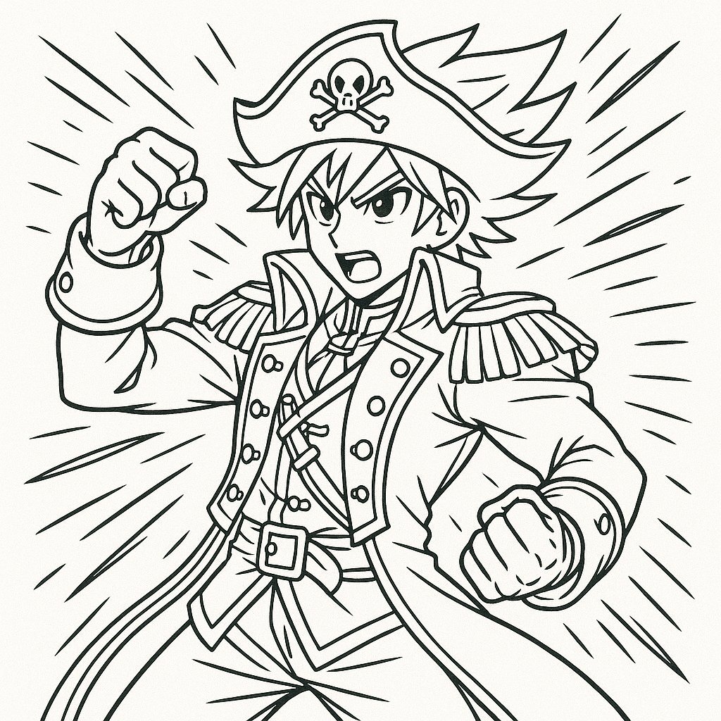 Anime Pirate Hero