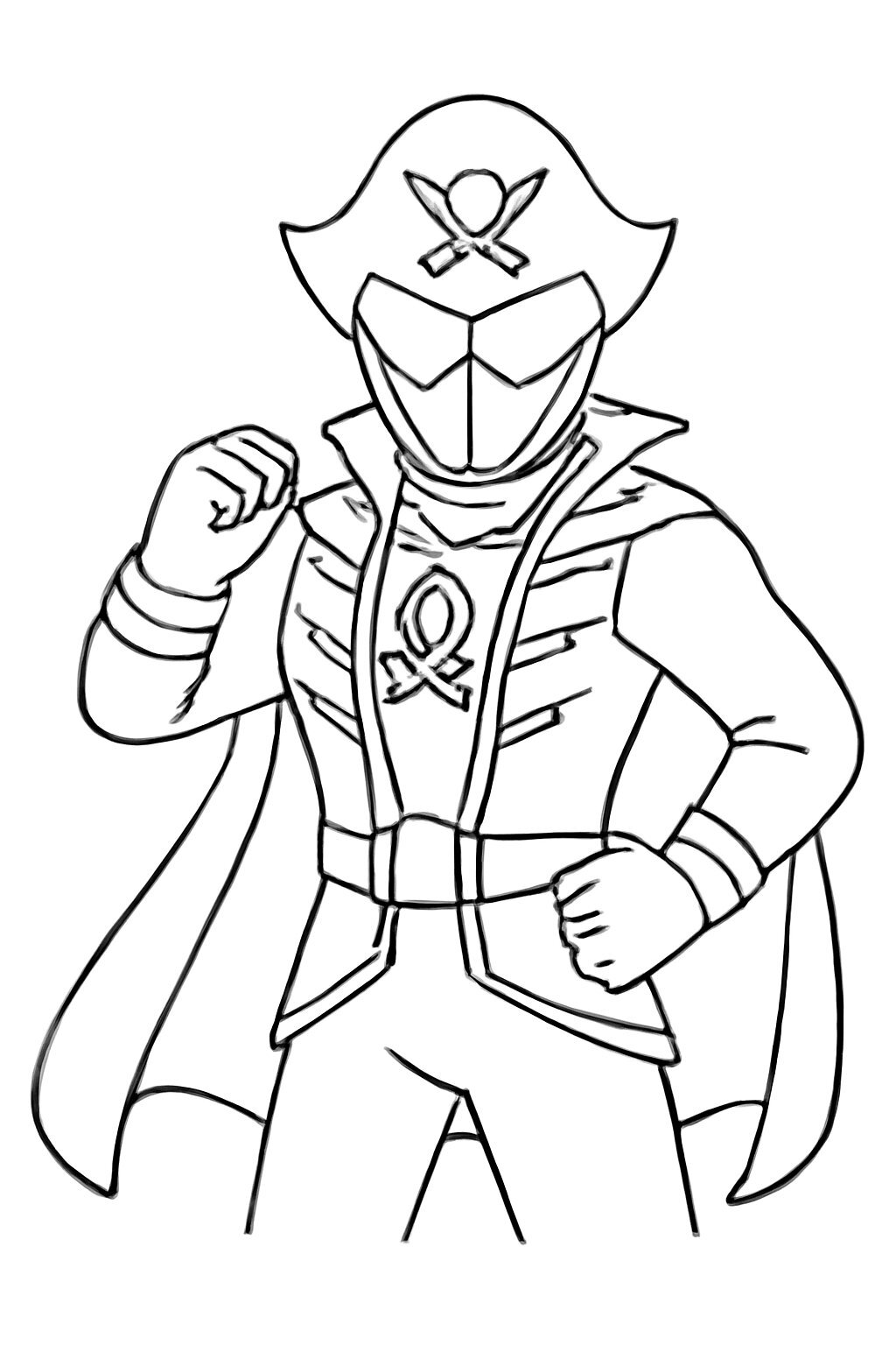 Classic Pirate Superhero