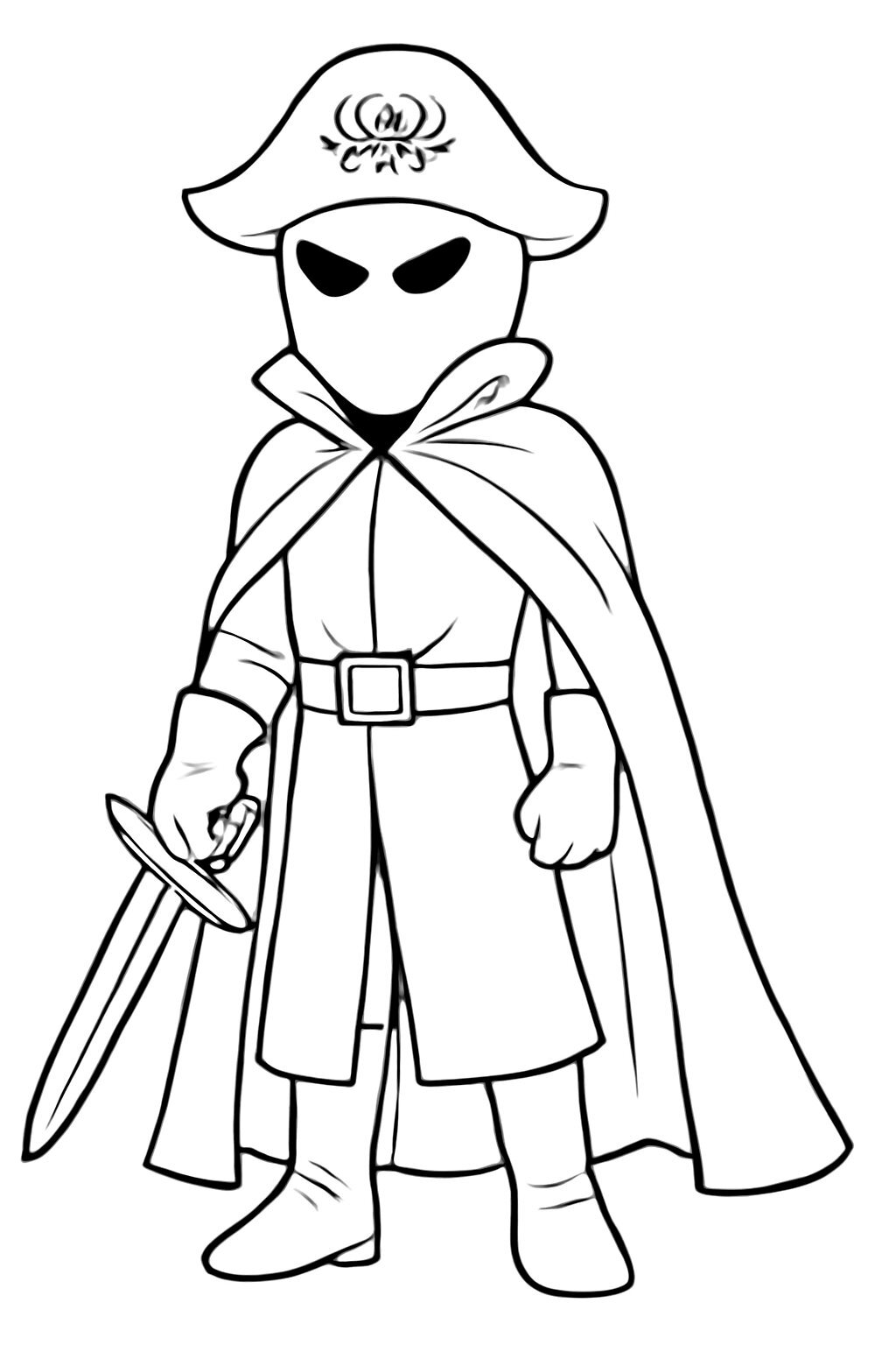 Mysterious Pirate Superhero