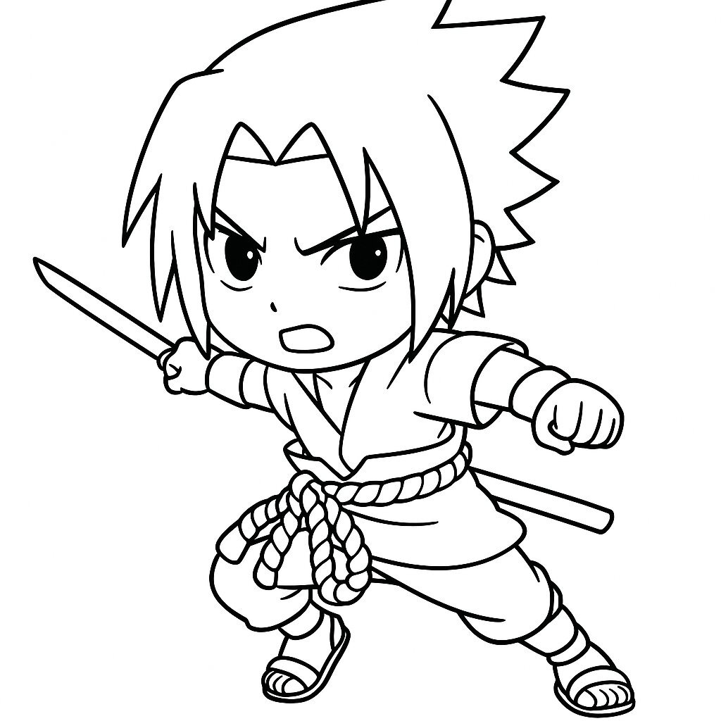 Action Chibi Sasuke