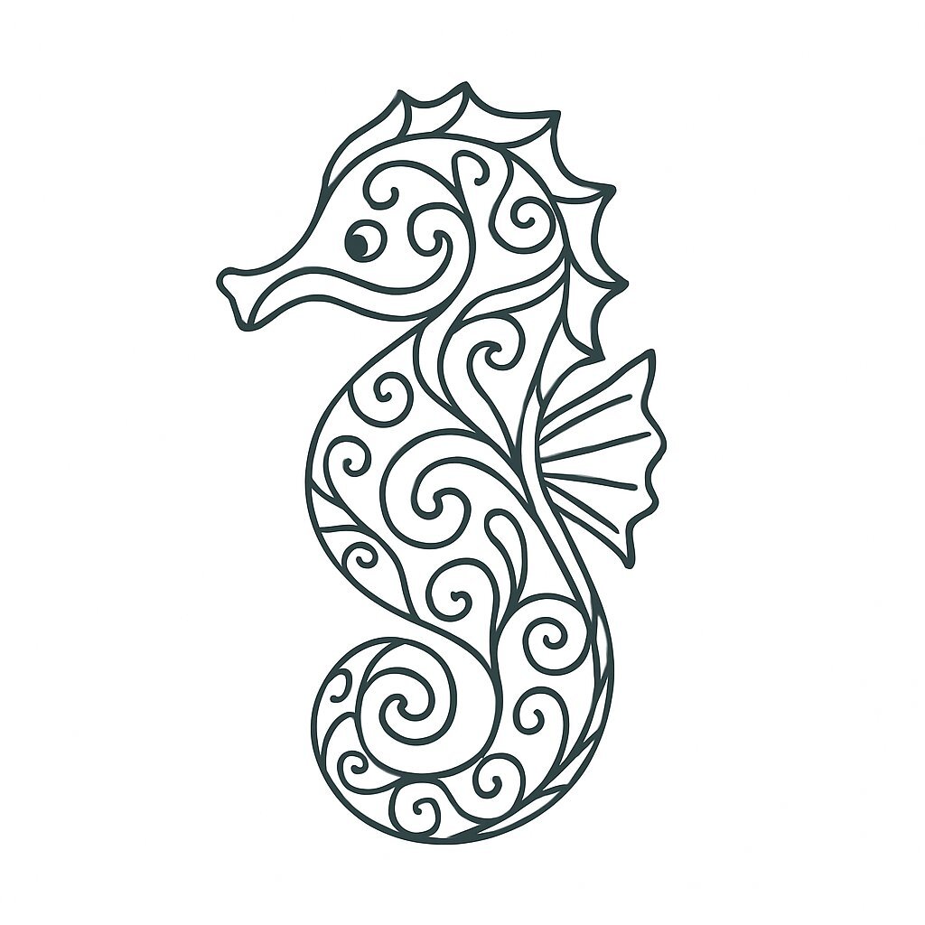 Artistic Seahorse