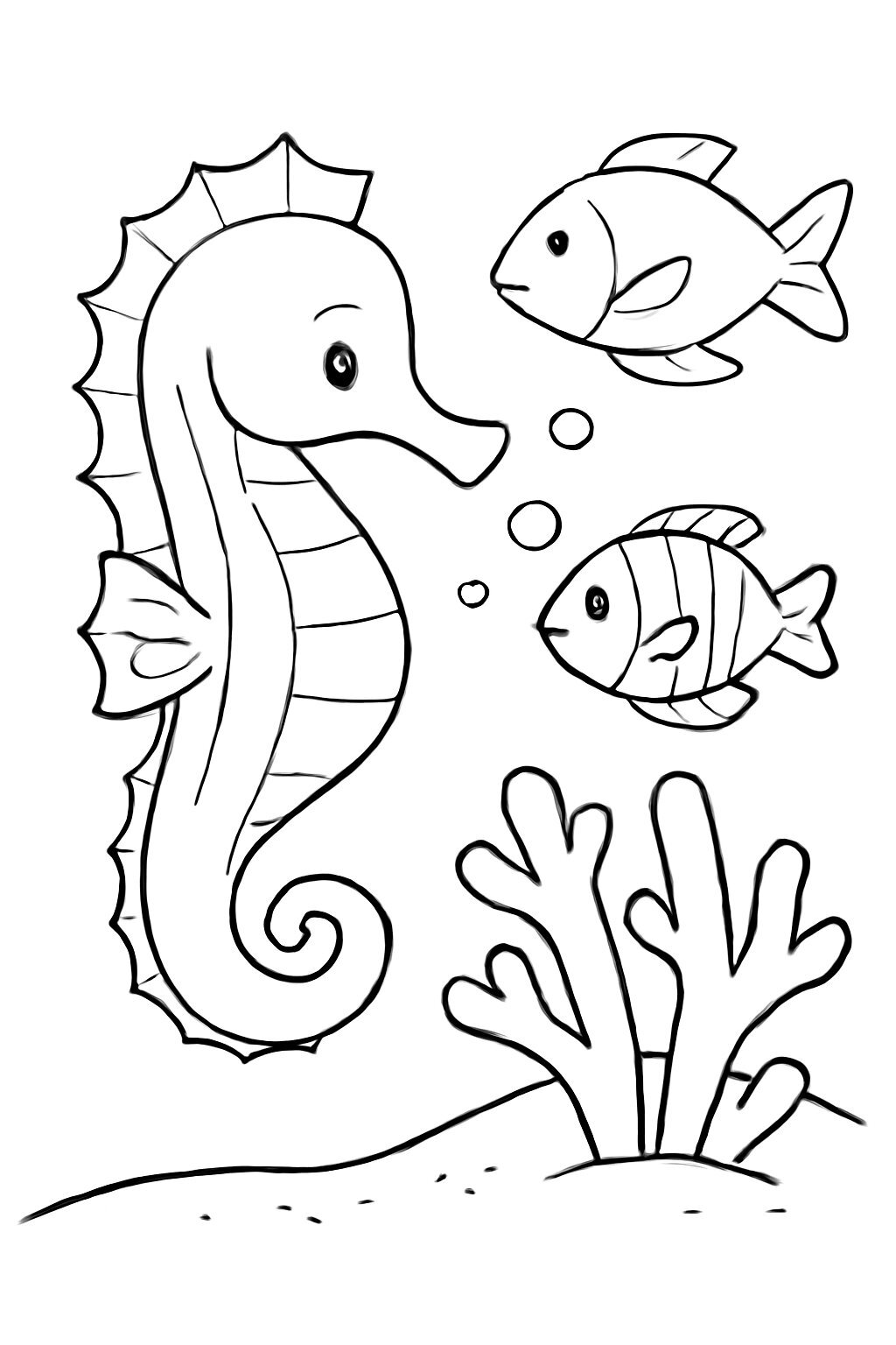 Tropical Seahorse
