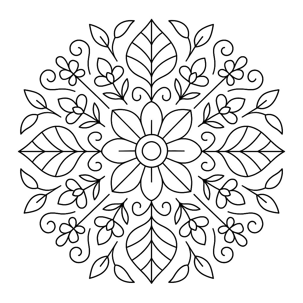 Garden Mandala Pattern