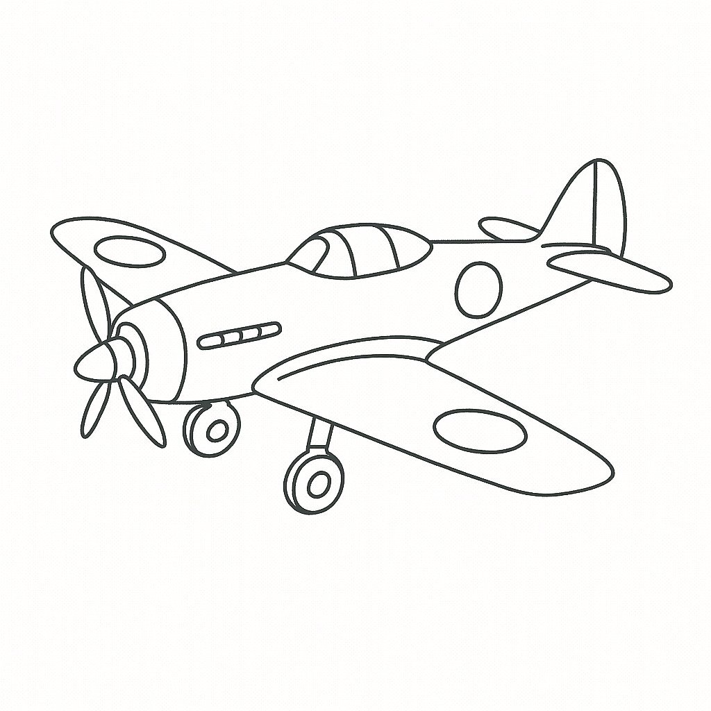 Classic Fighter Plane