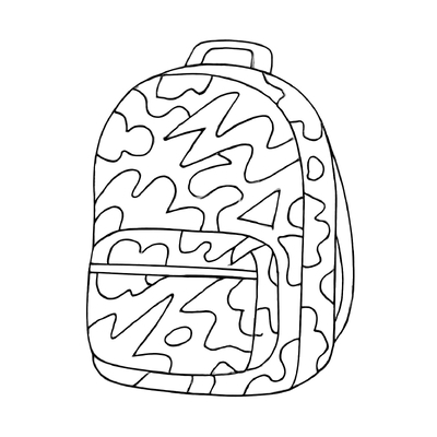 Backpack Coloring Pages for Kids 2026 – Free PDF Download
