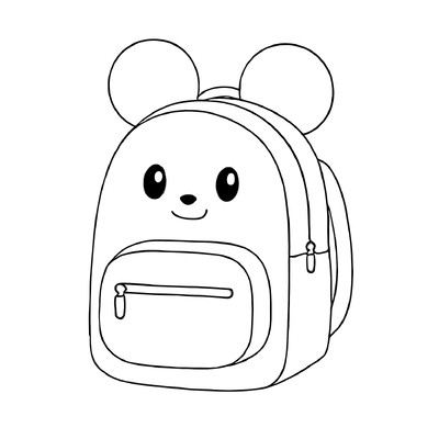 Backpack Coloring Pages for Kids 2026 – Free PDF Download