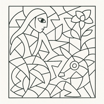 Dong Ho Folk Painting Coloring Pages for Kids – Most Beautiful Designs 2026