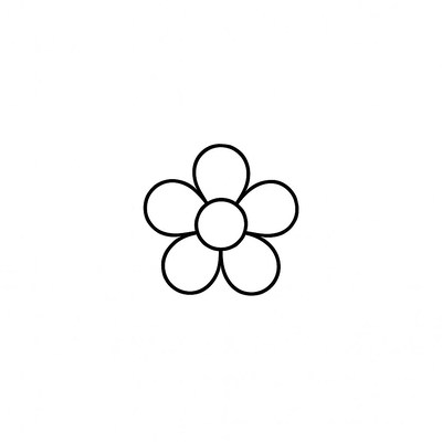 Five-Petal Flower Coloring Pages for Kids 2026 – PDF Coloring Sheets